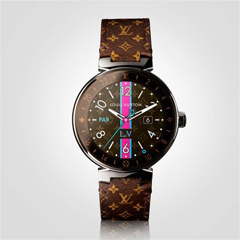 price lv tambour horizon|tambour horizon led watch.